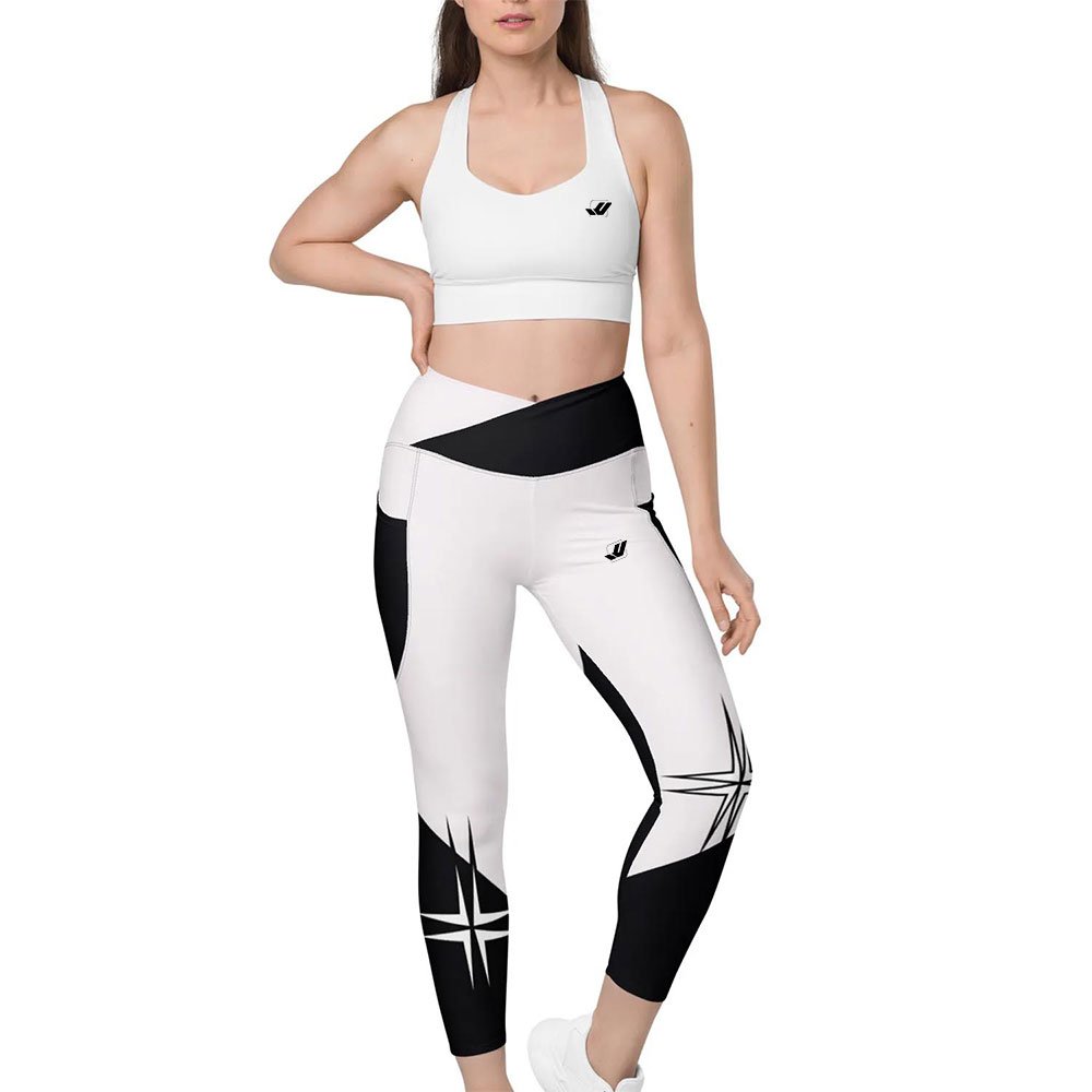 Crossover Yoga suit with pocket